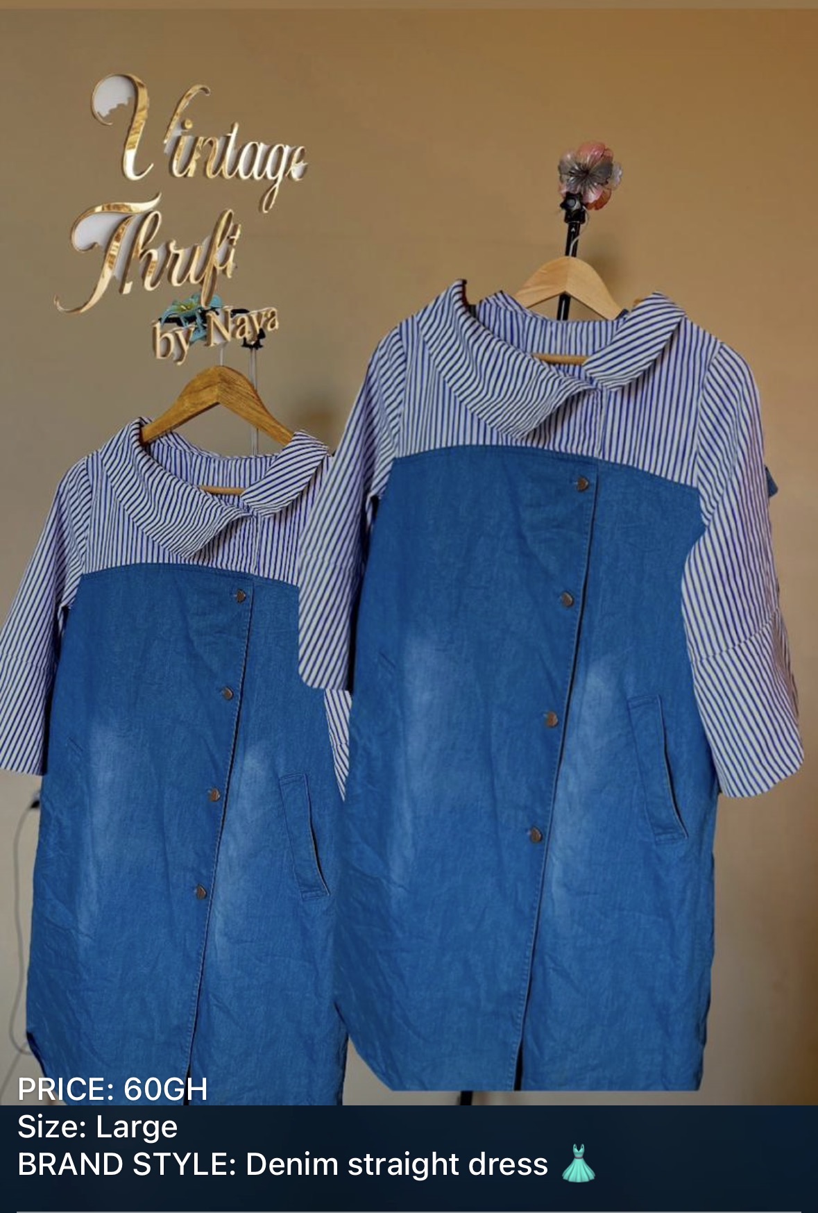 Vintage Thrift Straight dresses ๐